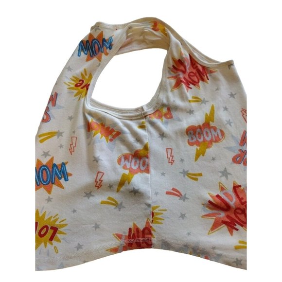 Old Navy Top Womens Medium Mom Tank Colorful Comic - Picture 7 of 9